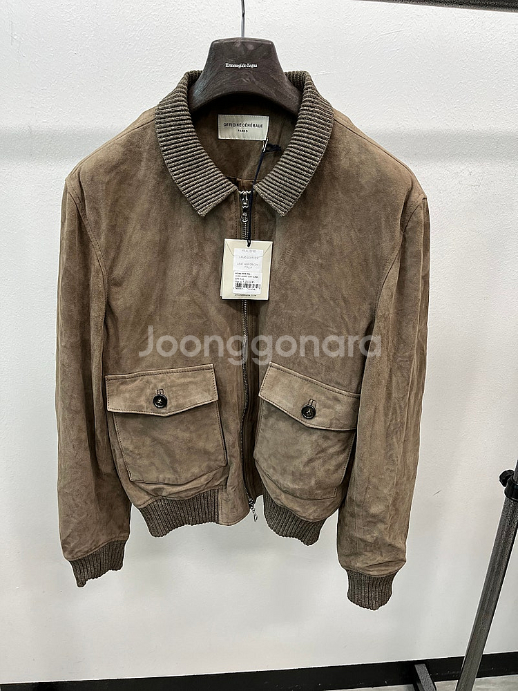 95-100) 오피신 제네랄 24fw A-2 스웨이드 ...--4