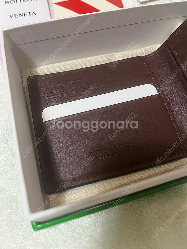 보테가 베네타 투톤 반지갑--1