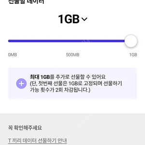 skt 데이터 2기가