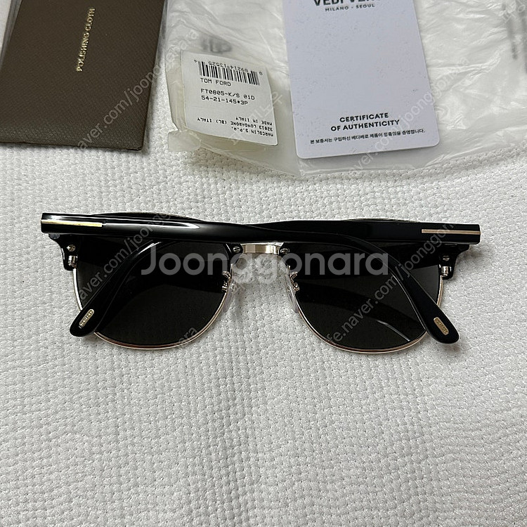 톰포드 선글라스 TF805K 01D 54 블랙 새제품 ...--2