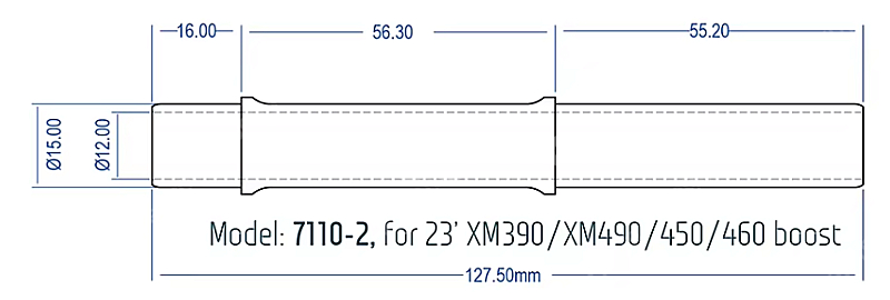 koozer 7110-2 리어 액슬, 자전거 허브 부품...--3
