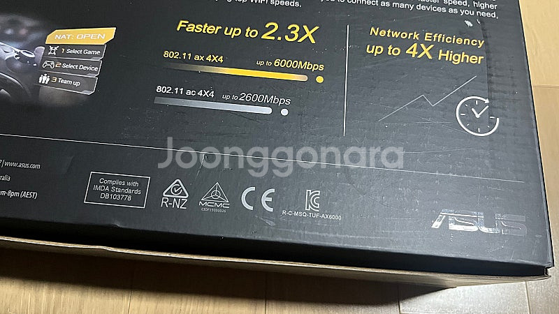 ASUS TUF-AX6000 정품 유무선공유기 팝니다--4