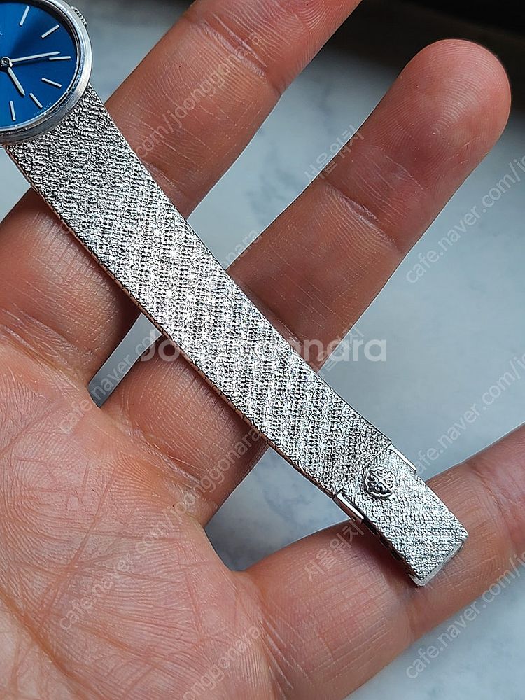 [정품] 파텍필립 여성용 엘립스 18K 화이트골드 청판...--4