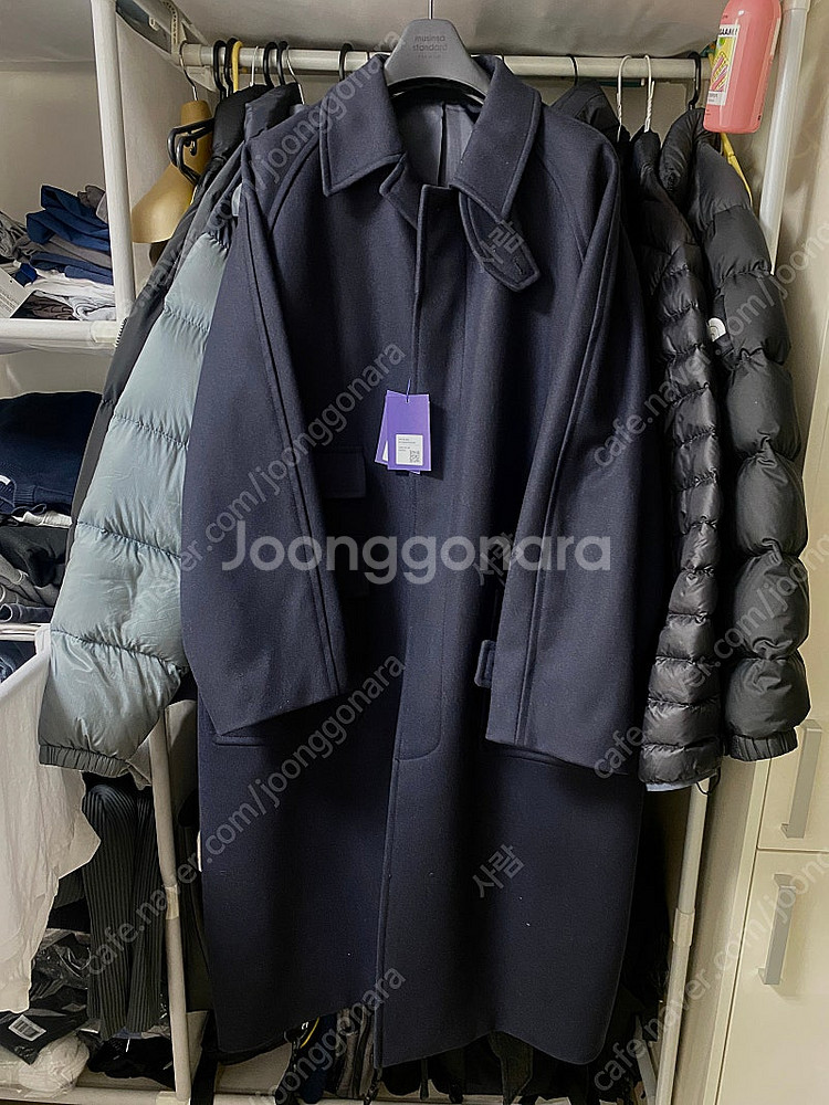 무신사스탠다드 프리미엄 MTR 오버사이즈 발마칸 코트 ...--1