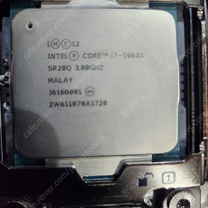i7-5960x + asus rampage V extreme 보드셋 팝니다.