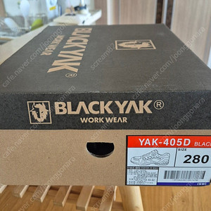 [팝니다] 블랙야크 안전화 / 검정 / YAK-405D / 40,000원