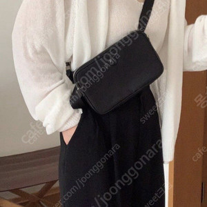 봉긋 페블밸트백