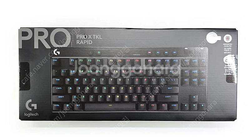 로지텍 PRO X TKL RAPID 키보드 화이트 색상...--0