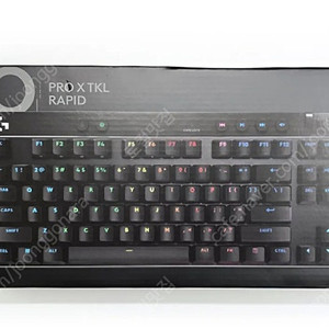 로지텍 PRO X TKL RAPID 키보드 화이트 색상 미개봉 새상품