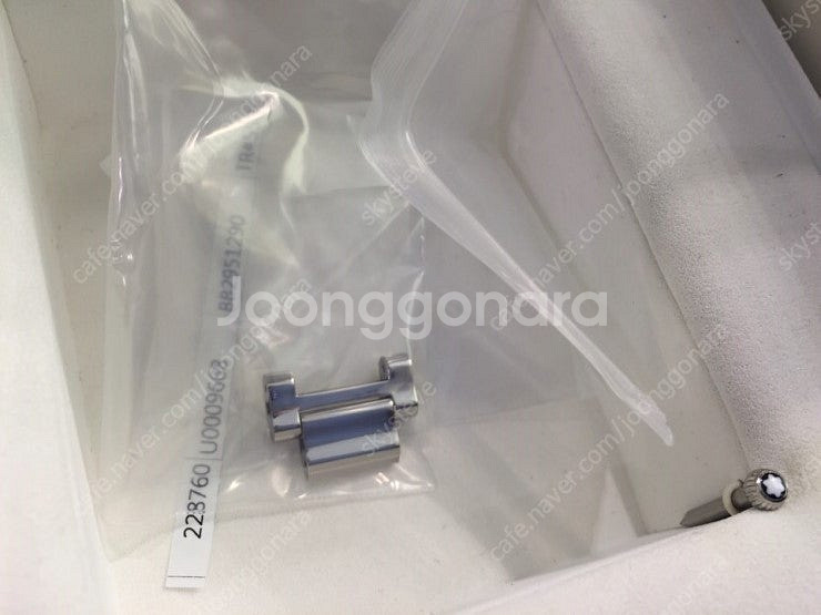 몽블랑 타임워커 크로노그래프 스틸 9668--3