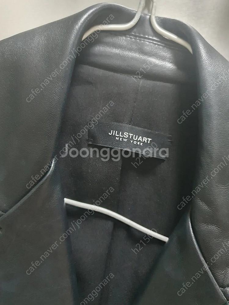 질스튜어트 가죽 자켓 블랙--1