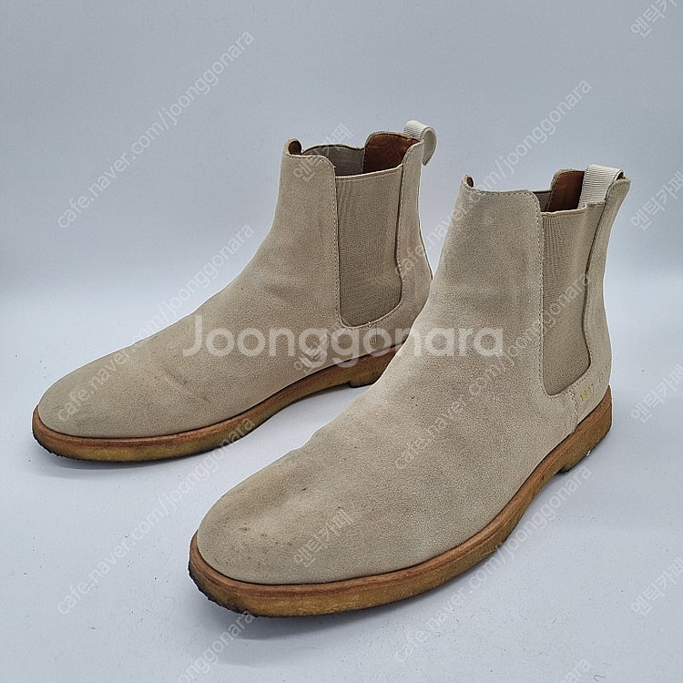 커먼프로젝트 스웨이드 첼시부츠 샌드 250~255mm--1