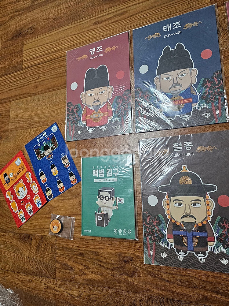 새상품-전주문화재야행 종이접기 왕7명+야행이그립톡+스티...--9