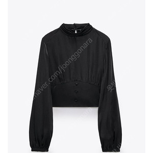 [새상품] 자라 새틴 탑 XS사이즈 정가 49,000원