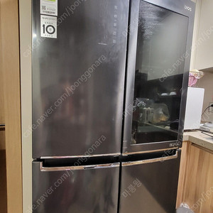LG 디오스 노크온 870L 냉장고 F872MT95T(앞면 비닐도 안 뜯음)