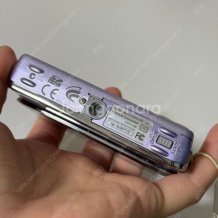 후지필름 파인픽스 z80 빈티지 디카 디지털카메라 퍼플--5