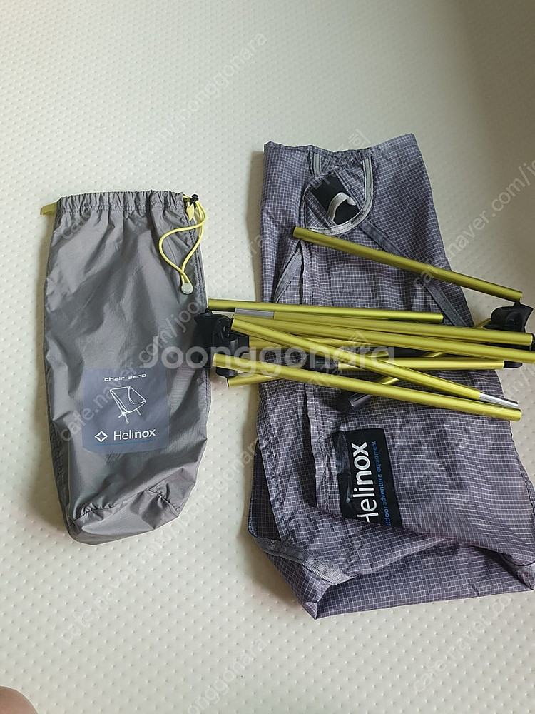 헬리녹스 체어제로 그레이 라임 판매합니다.--1