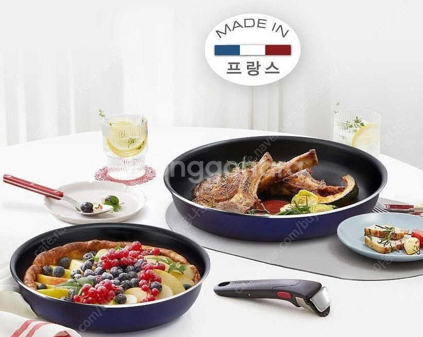 테팔 드레스블루 트라이미 매직핸즈 3종 프라이팬22cm...--2