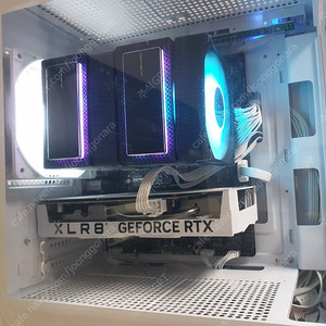 인텔 i5 13400F 16G M.2 500G RTX4060 700W 어항 케이스 본체 (화이트) 신품동일컴