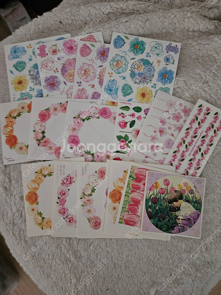 다꾸 크림피치님 (꽃반지님) 스티커 인스 일괄--3