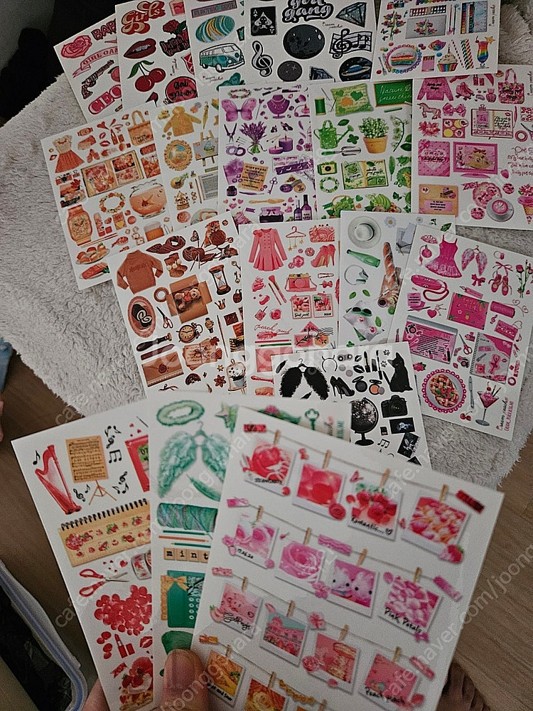 다꾸 크림피치님 (꽃반지님) 스티커 인스 일괄--5