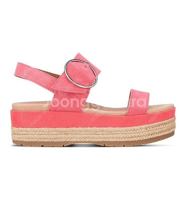 새상품) 어그 ugg 8 250 핑크 플랫폼 샌들 스웨...--2