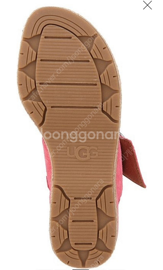 새상품) 어그 ugg 8 250 핑크 플랫폼 샌들 스웨...--4