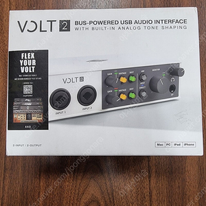 UA Volt 2 오디오인터페이스 판매합니다.