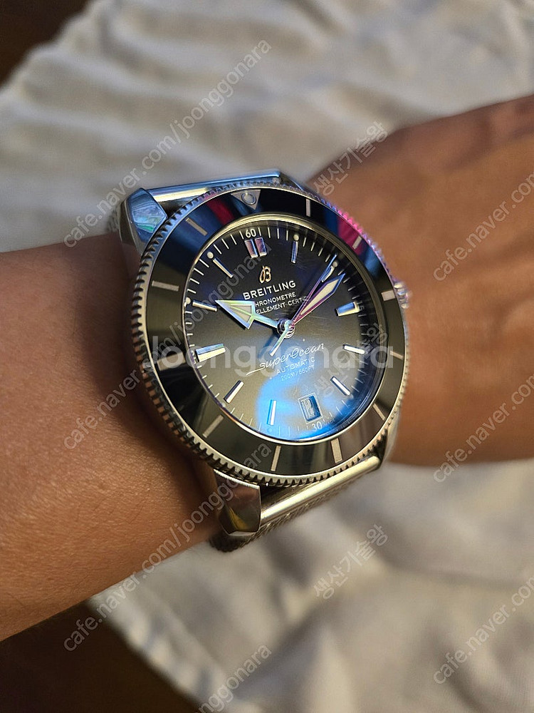 브라이틀링 슈퍼오션 헤리티지 2 42mm 흑판--1