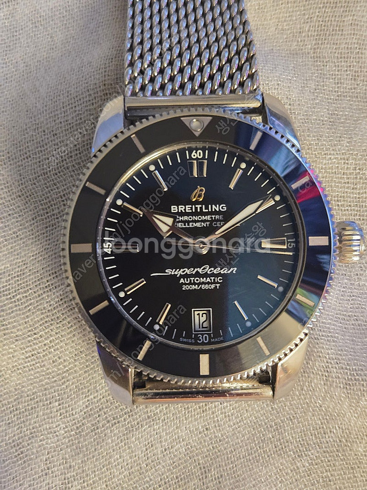 브라이틀링 슈퍼오션 헤리티지 2 42mm 흑판--2