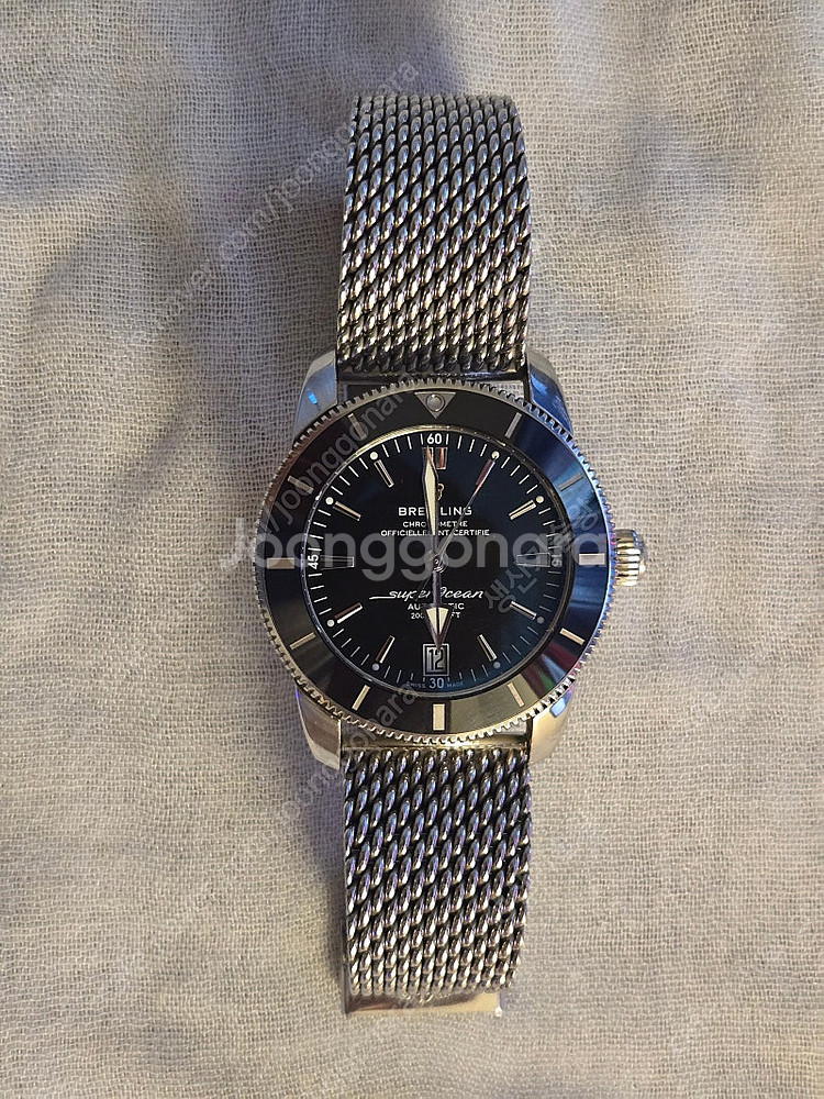 브라이틀링 슈퍼오션 헤리티지 2 42mm 흑판--4