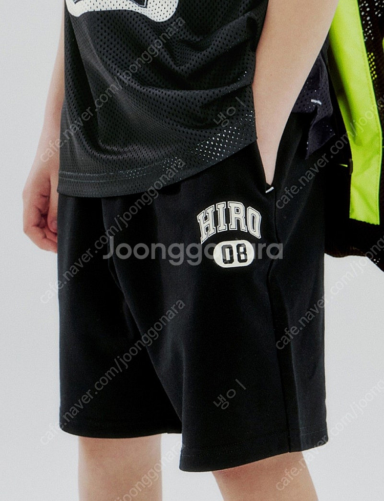 히로 블랭크 썸머 쇼츠 블랙 130--1