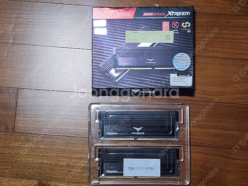 튜닝램 팀포스 16기가 4,000mhz (DDR4)--0