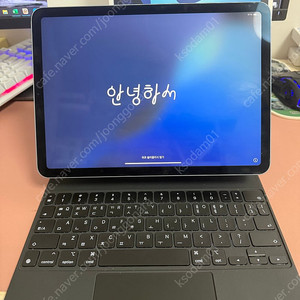 아이패드 에어4 64기가 와이파이 블루+매직키보드