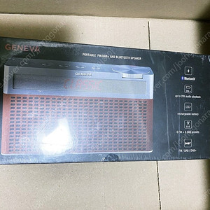 제네바 투어링 S 블랙 블루투스 스피커 미사용 새제품