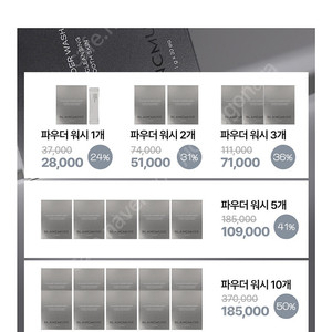 블랑뮤즈 파우더 워시 같이사실 분