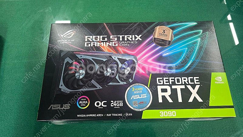 ASUS RTX3090 STRIX OC 24G 스트릭스--1