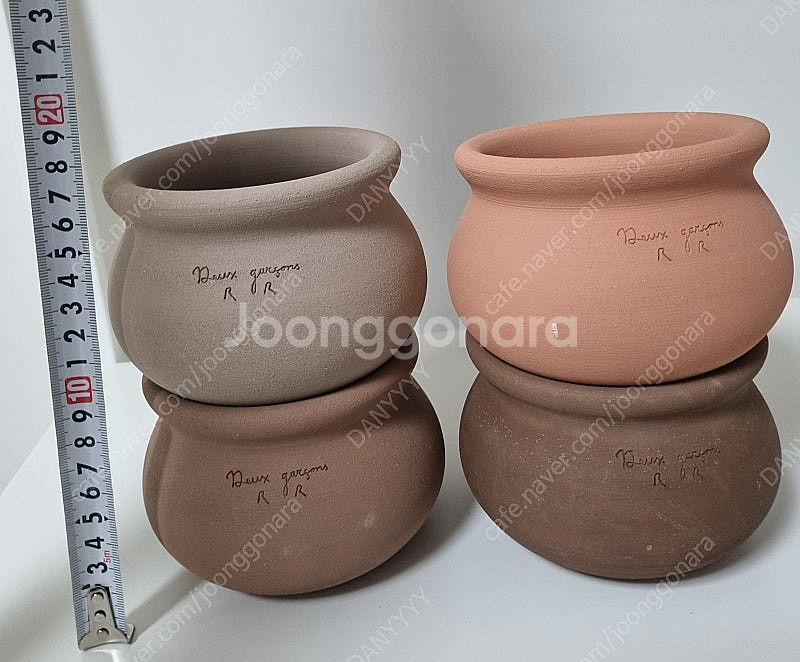 수제토분 두갸르송 자르 4컬러 세트--0