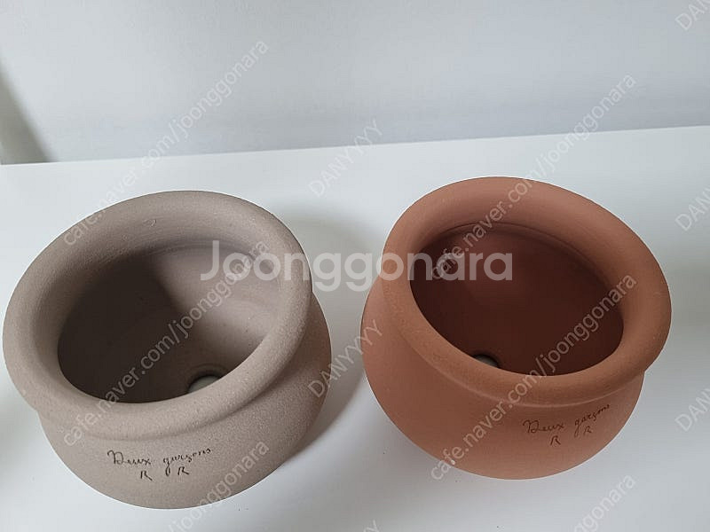수제토분 두갸르송 자르 4컬러 세트--3
