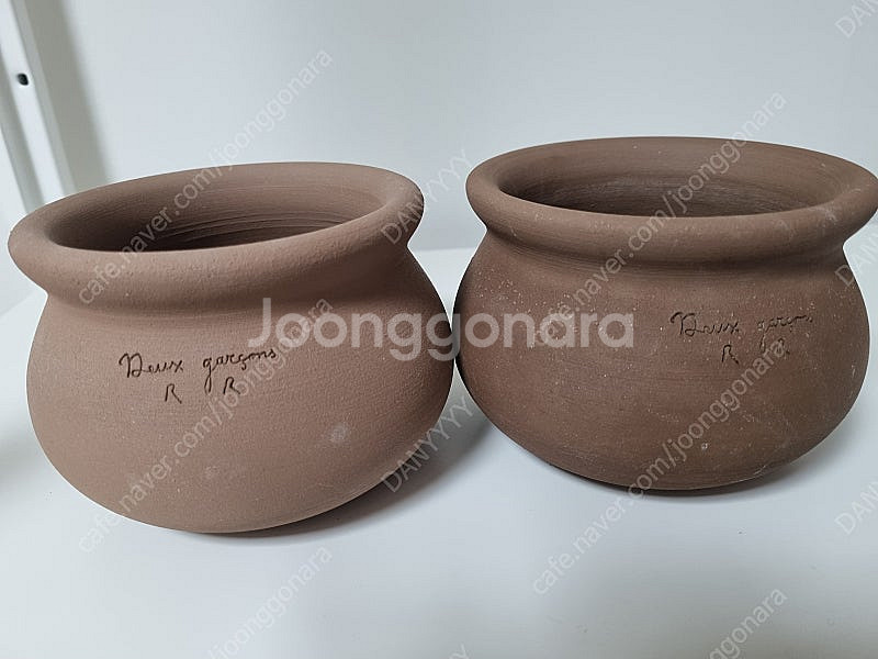 수제토분 두갸르송 자르 4컬러 세트--4