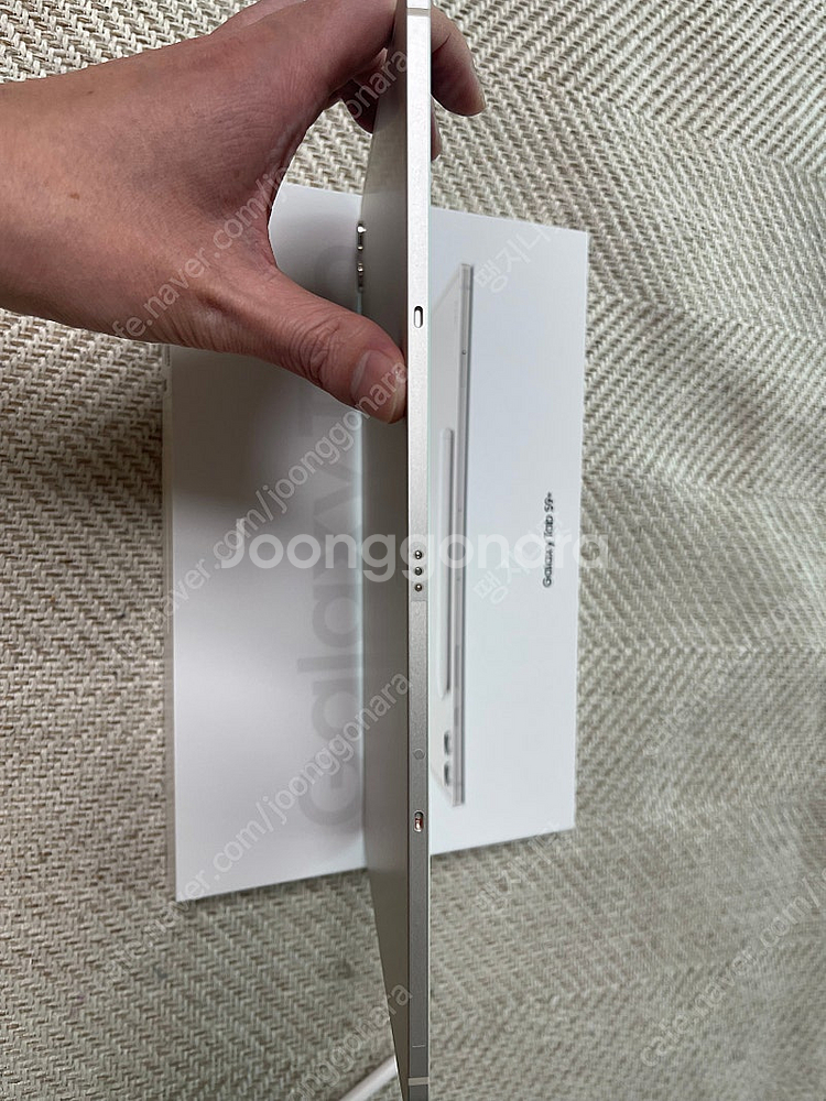 갤럭시탭 s9+(s9 플러스) 베이지 색상 판매합니다--8