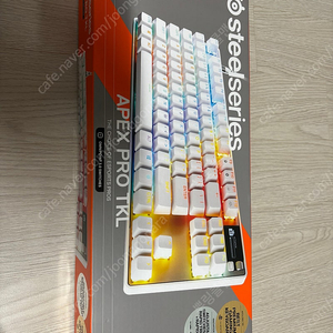 스틸시리즈 Apex Pro gen 3 TKL 키보드 화이트 미사용