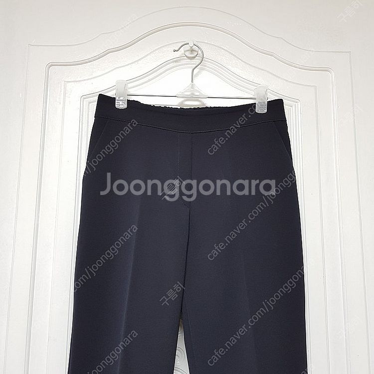여성 세미 부츠컷 뒷밴딩 슬랙스 팬츠 정장바지 옆트임 ...--3