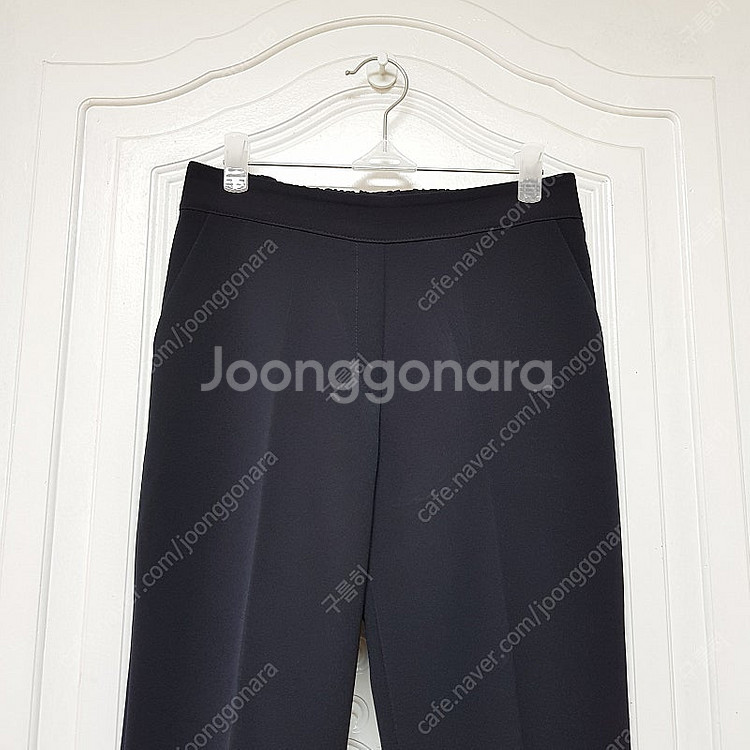 여성 세미 부츠컷 뒷밴딩 슬랙스 팬츠 정장바지 옆트임 ...--4