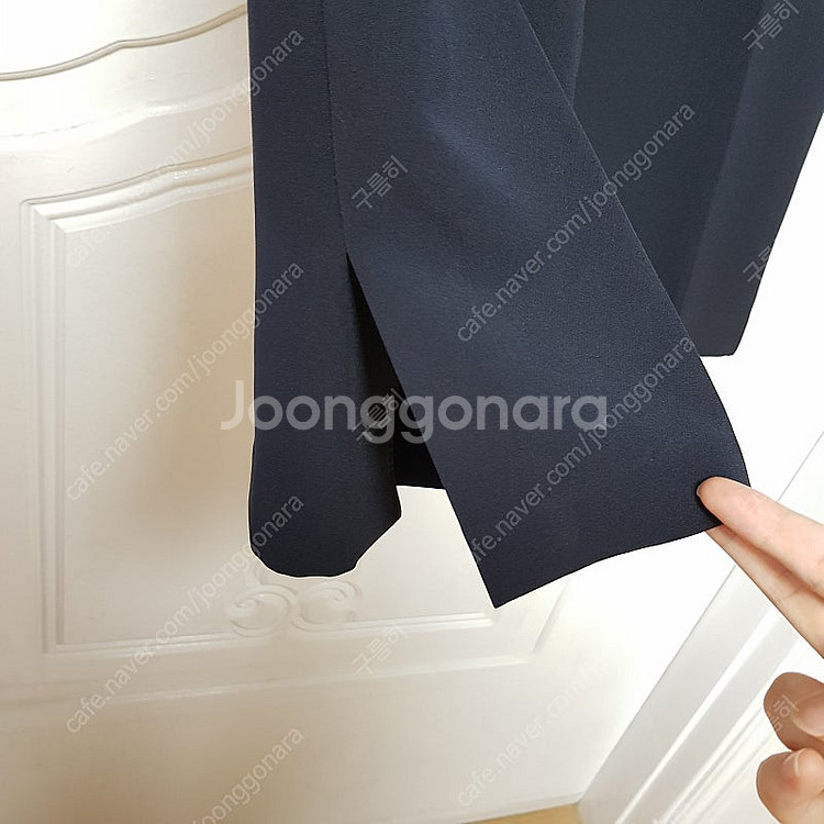 여성 세미 부츠컷 뒷밴딩 슬랙스 팬츠 정장바지 옆트임 ...--8