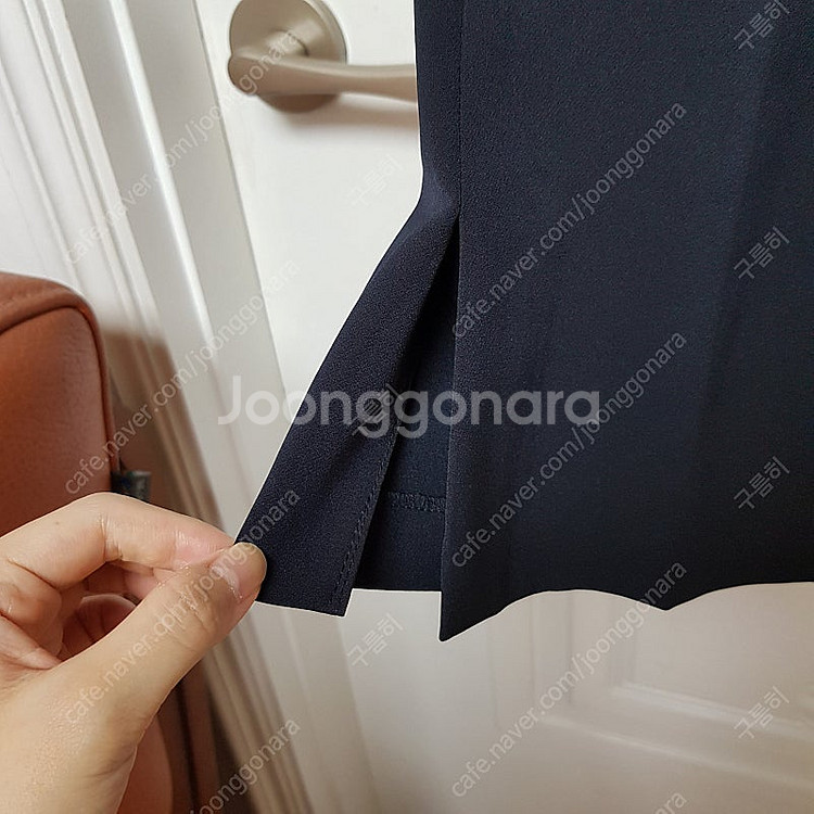 여성 세미 부츠컷 뒷밴딩 슬랙스 팬츠 정장바지 옆트임 ...--9