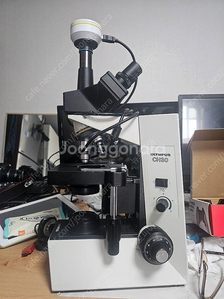 올림푸스 현미경(CH30RF200) +CCD 카메라 (...--0