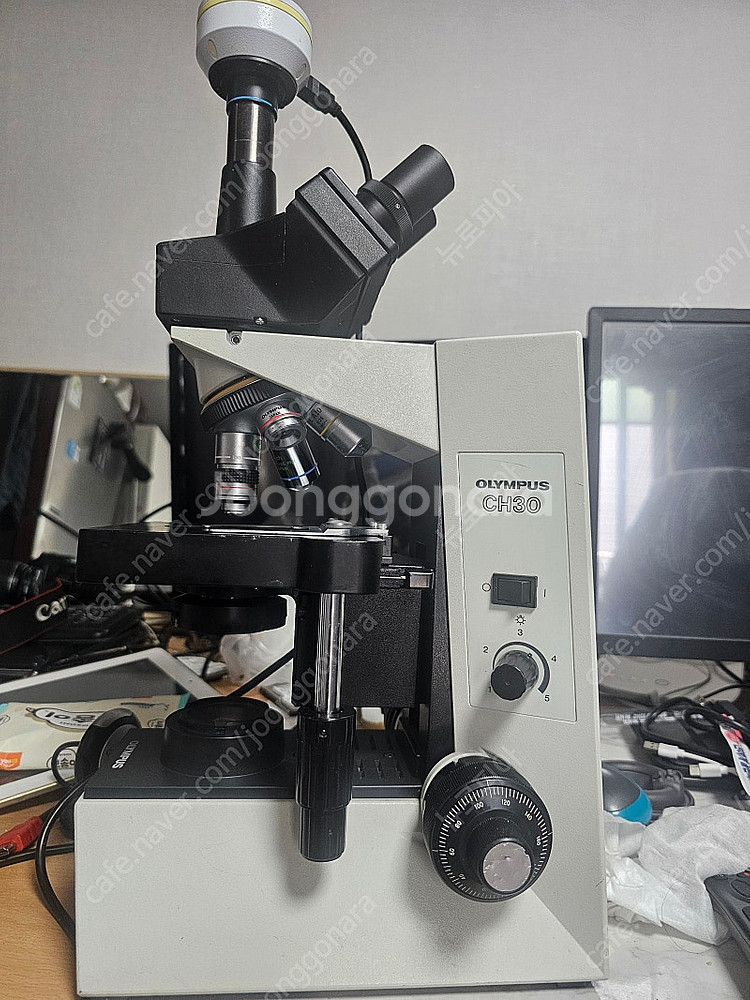 올림푸스 현미경(CH30RF200) +CCD 카메라 (...--1