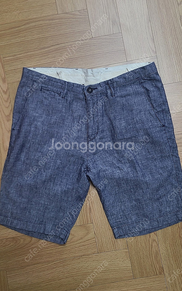 DKNY 남성용 린넨반바지/디케이앤와이/타임옴므/솔리드옴므/남자반바지/남자린넨바지--0