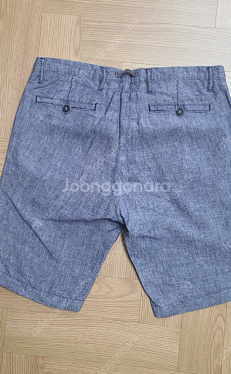 DKNY 남성용 린넨반바지/디케이앤와이/타임옴므/솔리드옴므/남자반바지/남자린넨바지--1